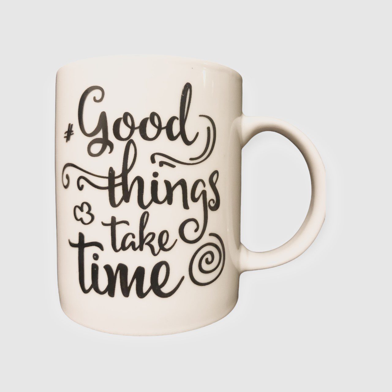 Bilde av krus - Good things take time - CampNord nettbutikk - Friluftsliv